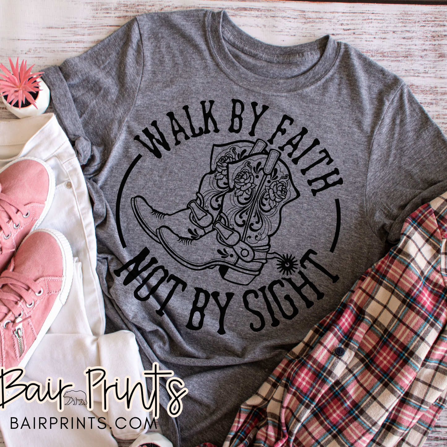Walk by Faith Not by Sight Tee
