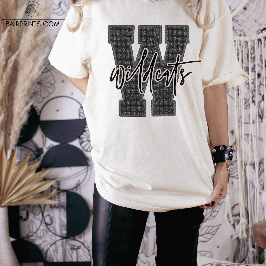 Black Bling Mascot Shirt