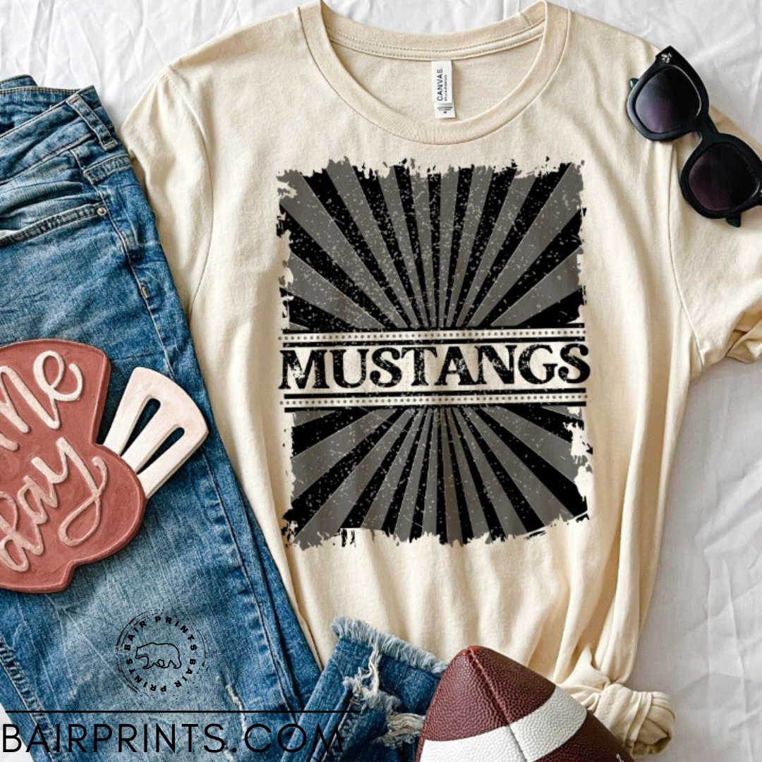 Teal Neutral Leopard Mascot T-Shirt