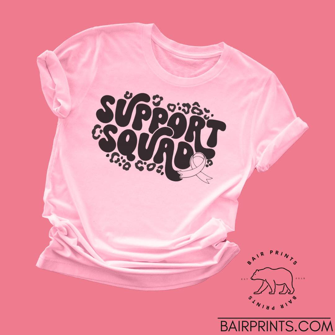 Support Squad Breast Cancer Awareness Shirt