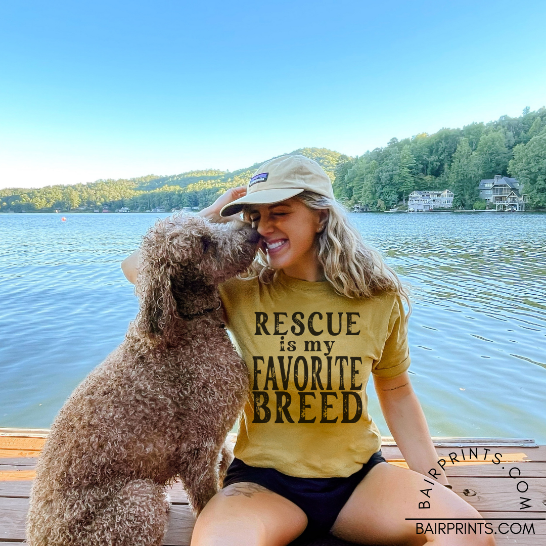 Rescue is my Favorite Breed Graphic Tee