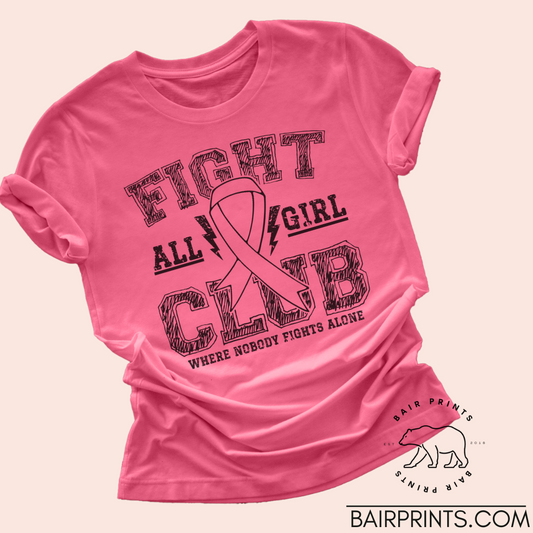 Fight Club All Girl Breast Cancer Awareness Tee