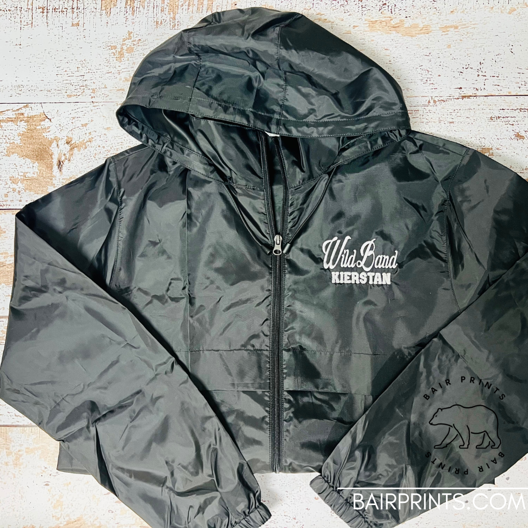Youth Embroidered Rain Jacket