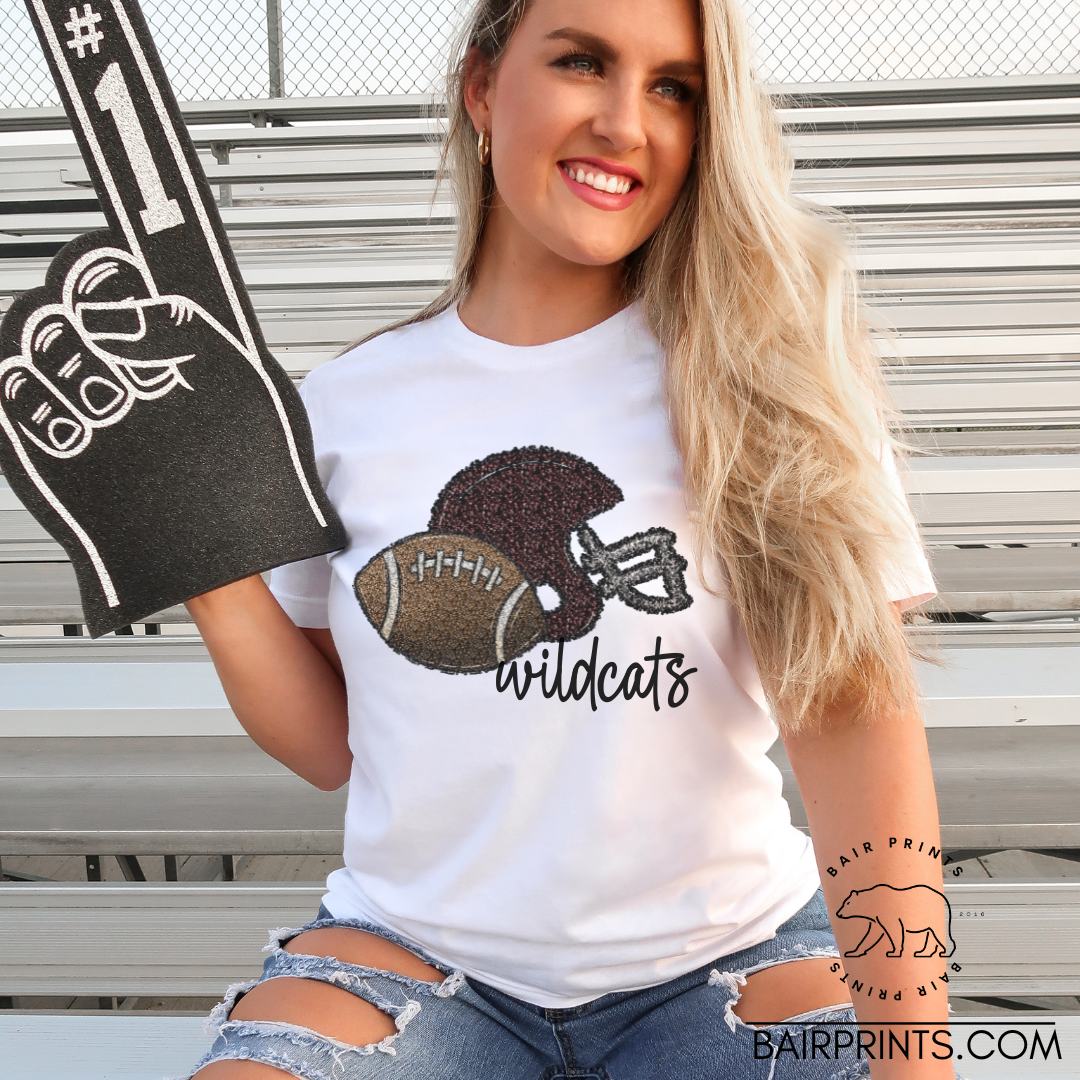 Sequins Helmet Graphic Tee