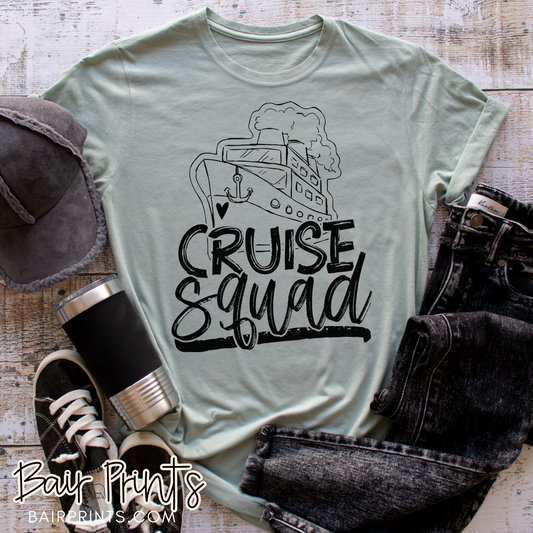 Cruise Squad Vacation Tee