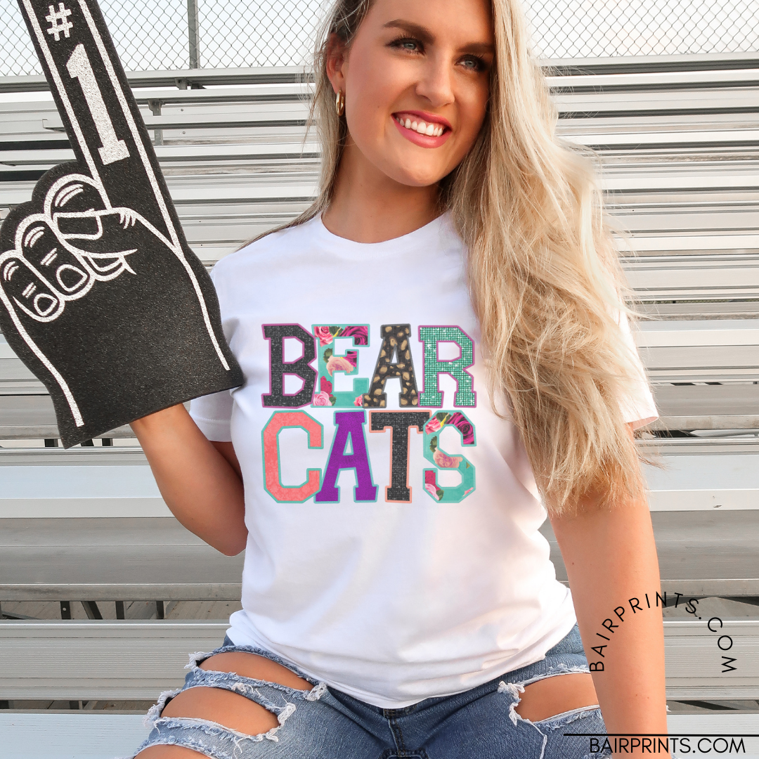 Faux Applique Mascot T-Shirt