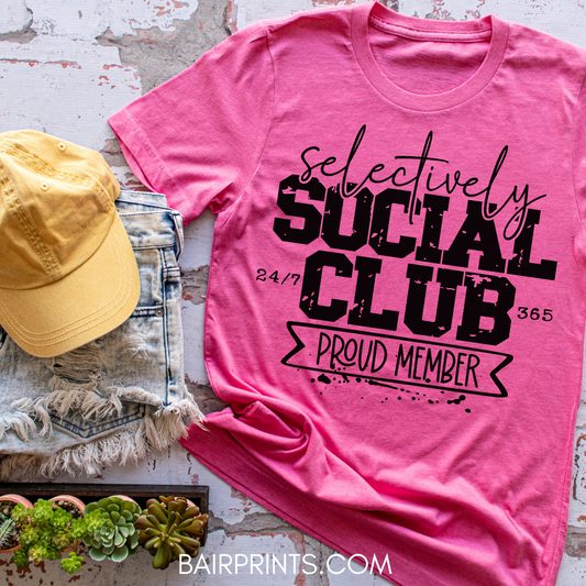 Selectively Social Club Proud Member T-Shirt