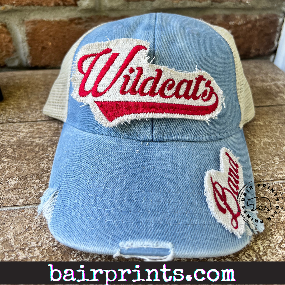 Mascot Hat with Custom Small Patch Bundle of 6