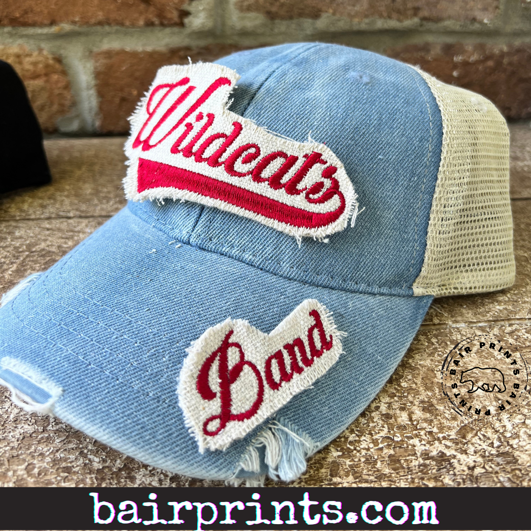 Mascot Hat with Custom Small Patch Bundle of 6