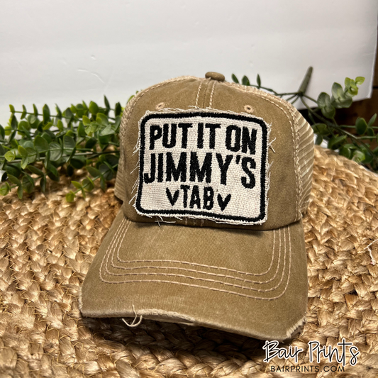 Custom Put It On My husbands tab Embroidered Patch