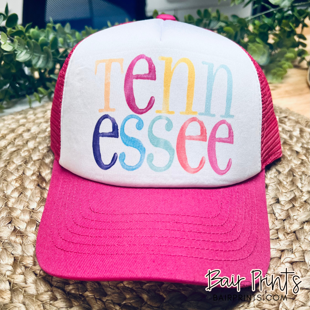 Tennessee Watercolor Foam Trucker Hat