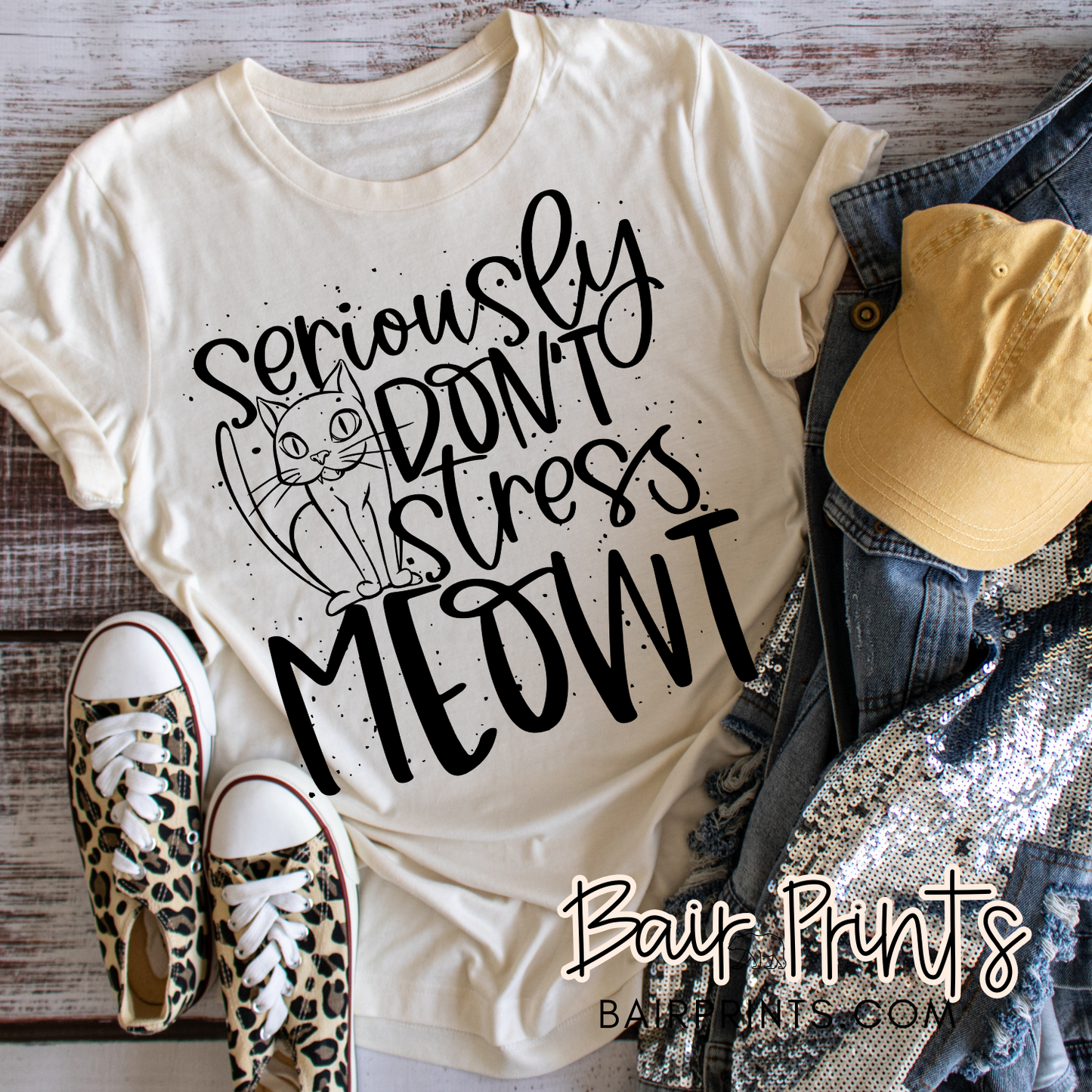 Seriously Don't Meowt Snarky Tee
