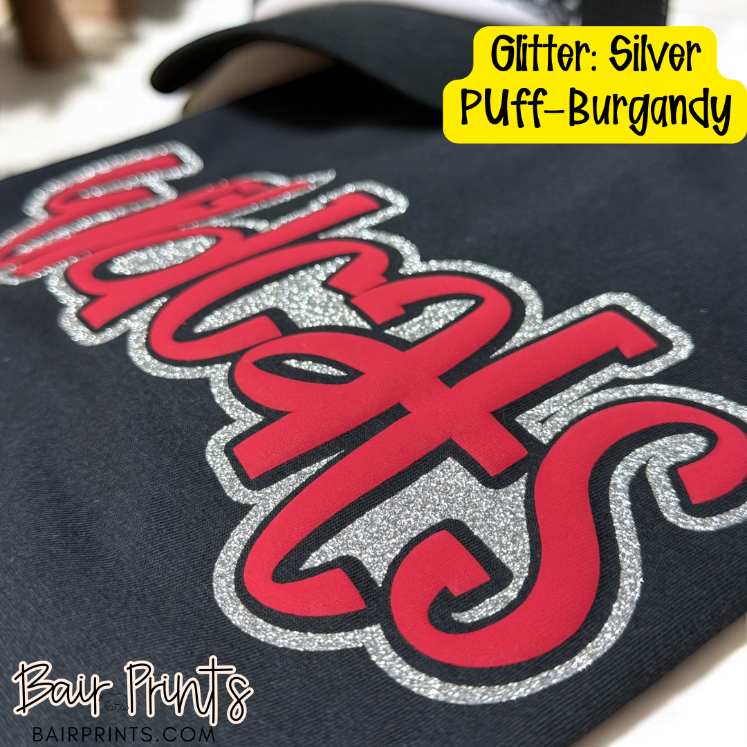 Glitter and Puff Mascot Shirt