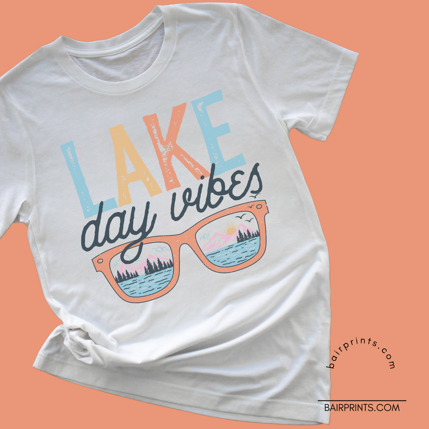 Lake Day Vibes Screen Printed Tee