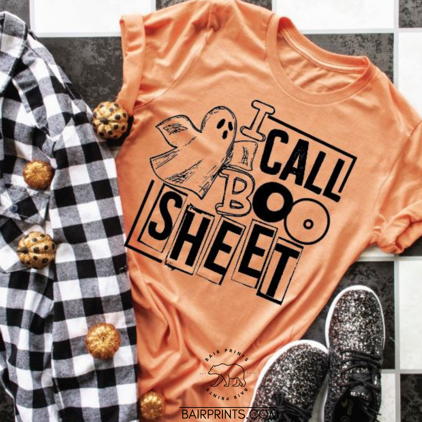 I Call Boo Sheet Halloween Tee