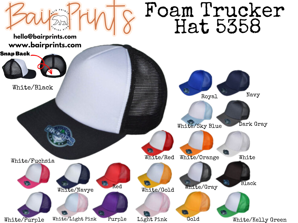 Pink Bow Mama Foam Trucker Hat
