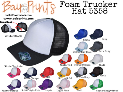 Pink Bow Mama Foam Trucker Hat