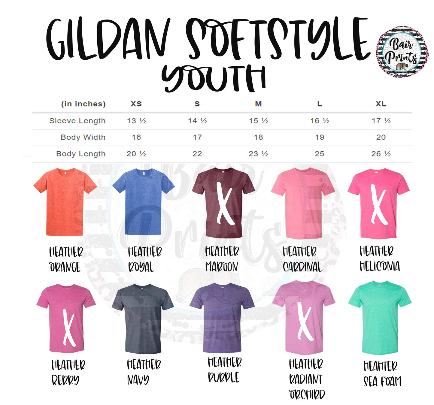 Youth Oak Ridge Bleached Tee Shirt. Adult Unisex Small-3XL