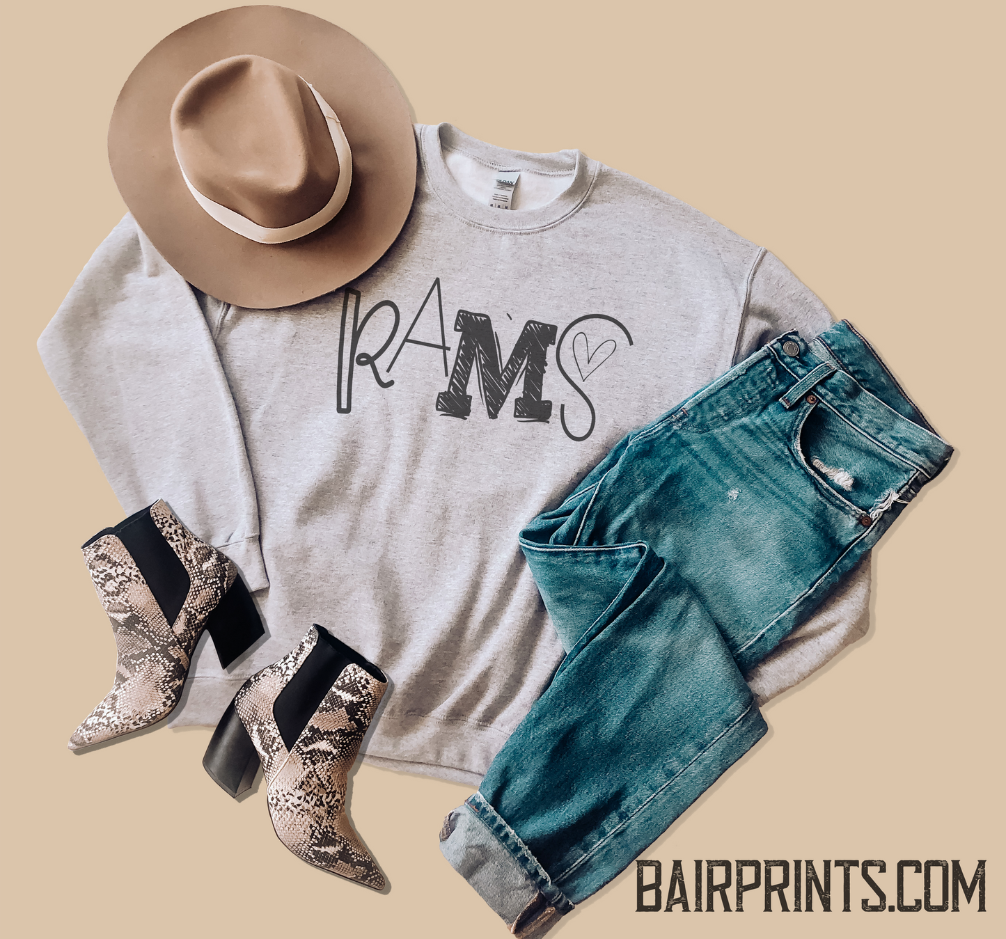 Funky Rams Teams Spirit Sweatshirt