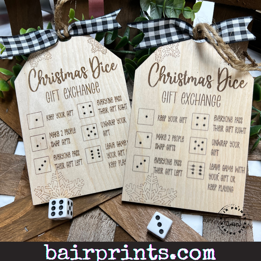 Christmas Dice Gift Exchange