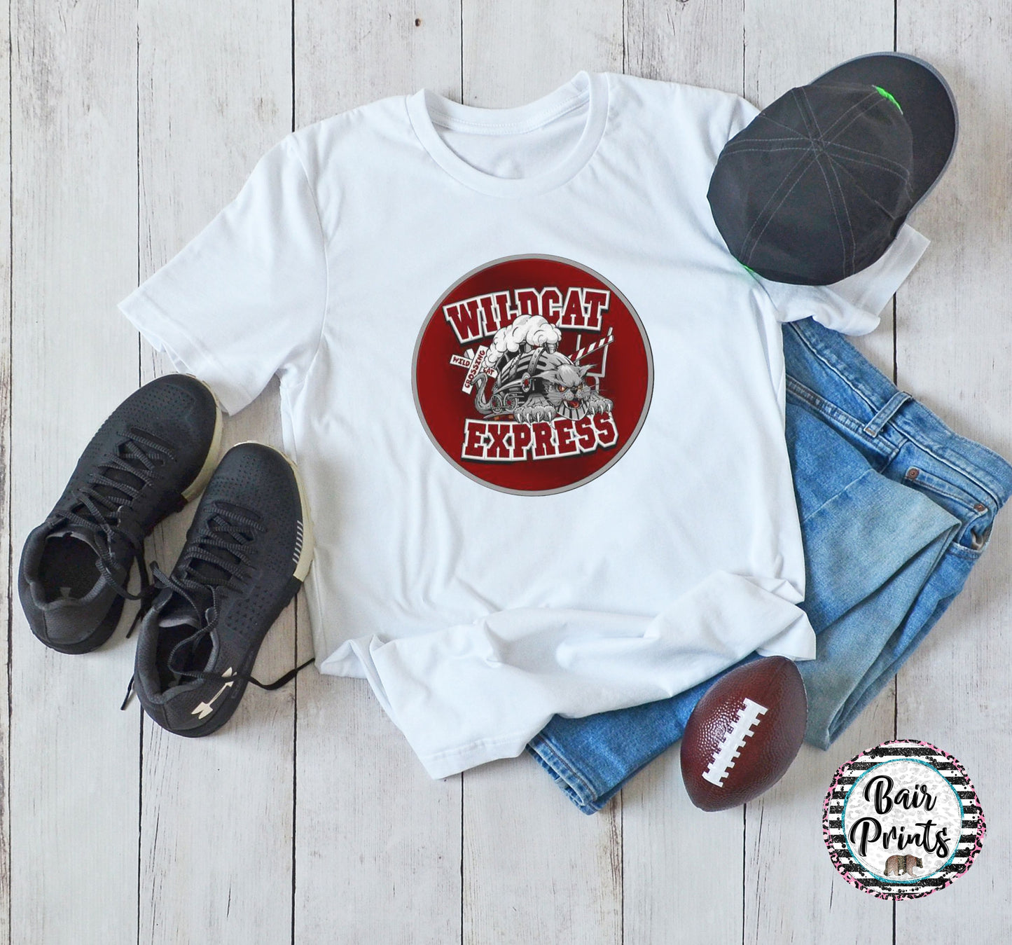 Wildcat Express Tee Shirt. Adult Small-3XL. Multiple Colors Available. - Bair Prints