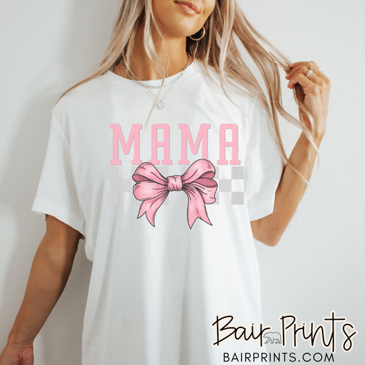 Pink Bow Mama T-Shirt