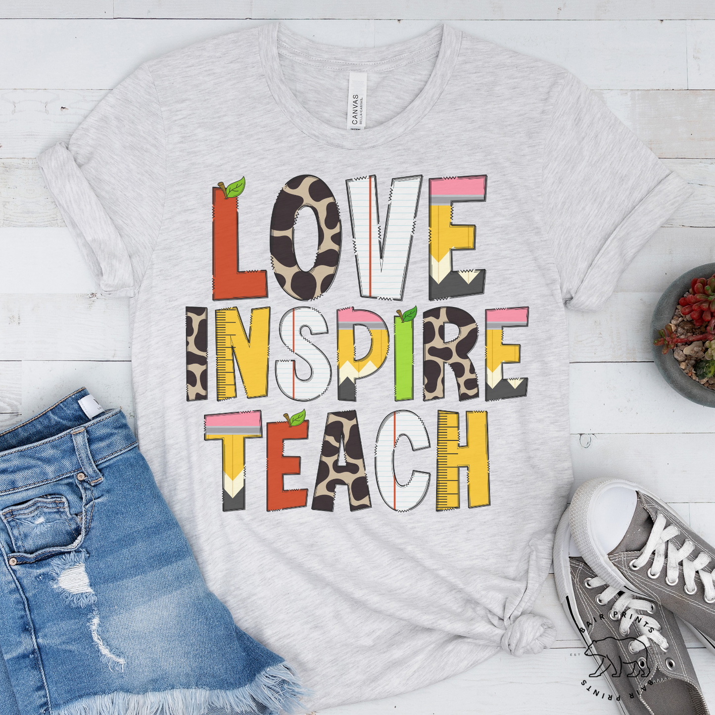 Love Inspire Teach Teacher Shirt