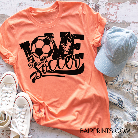 Love Soccer. Soccer T-Shirt
