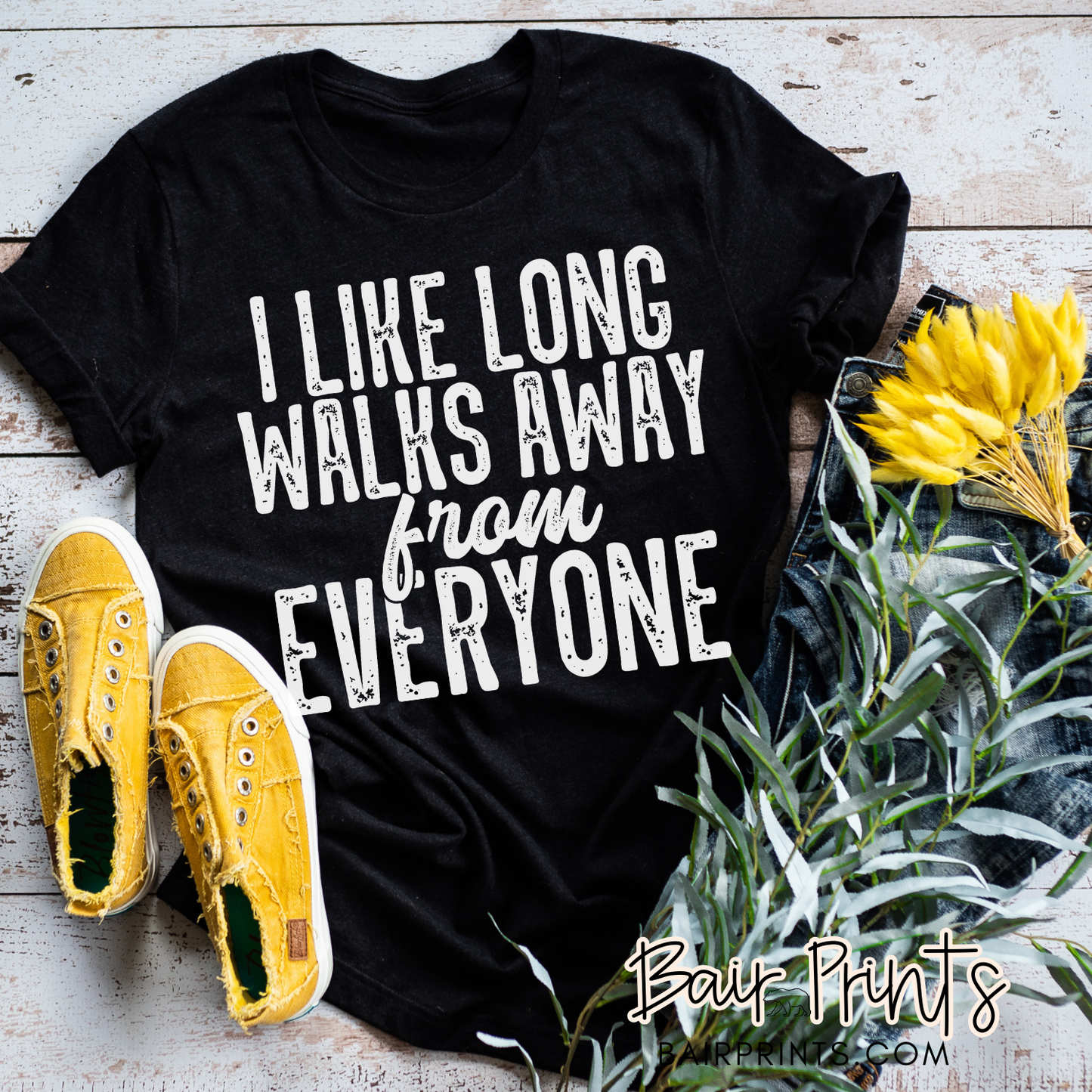 I Like Long Walks Away From Everyone T-Shirt