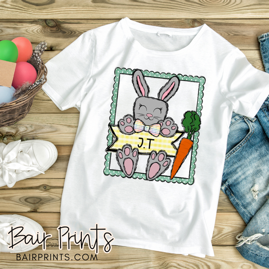 Custom Boys Bunny Shirt