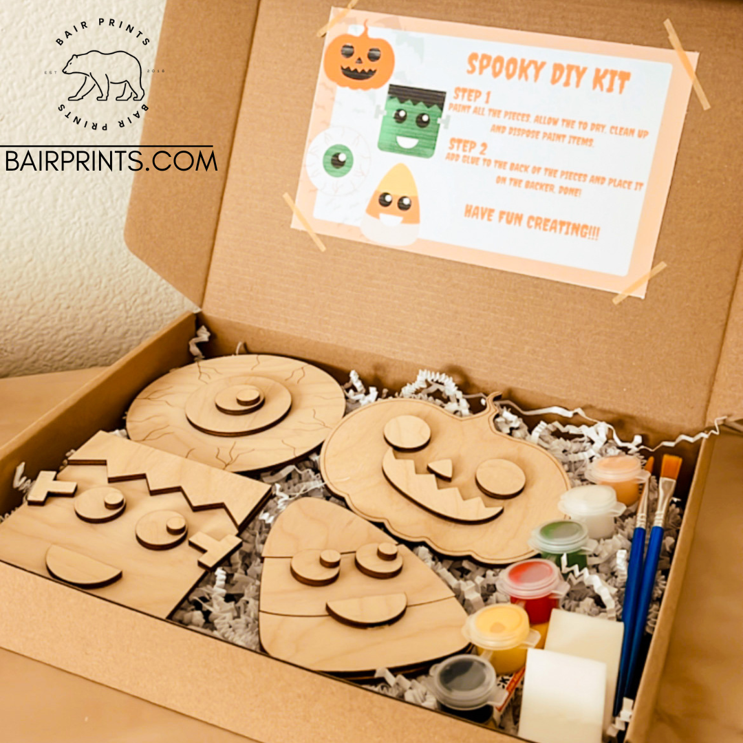 Kids Halloween Wood DIY Kit