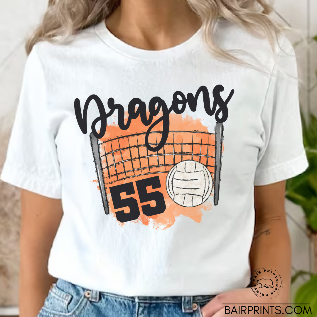Dragons Volleyball Tshirt