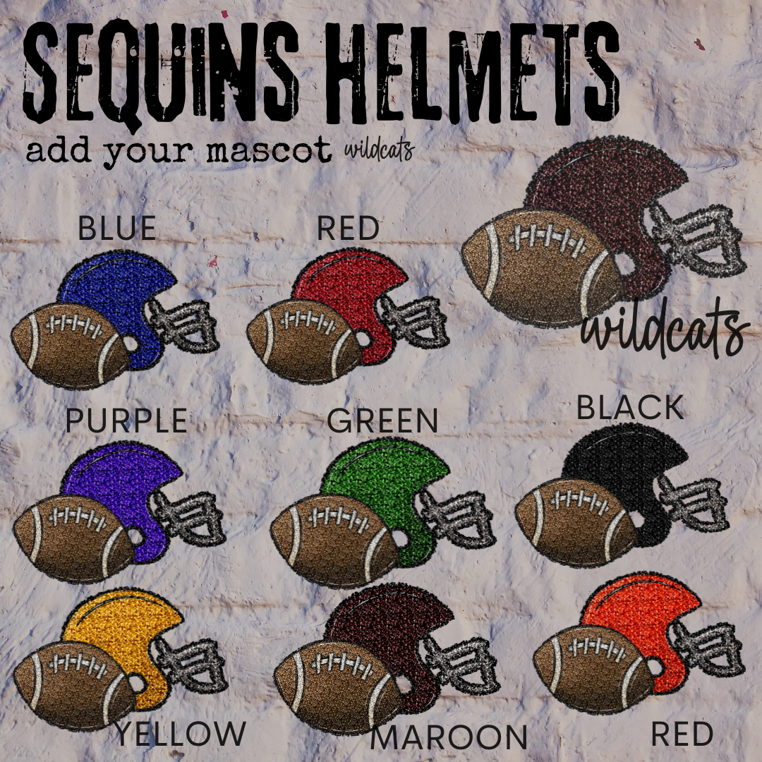 Sequins Helmet Graphic Tee