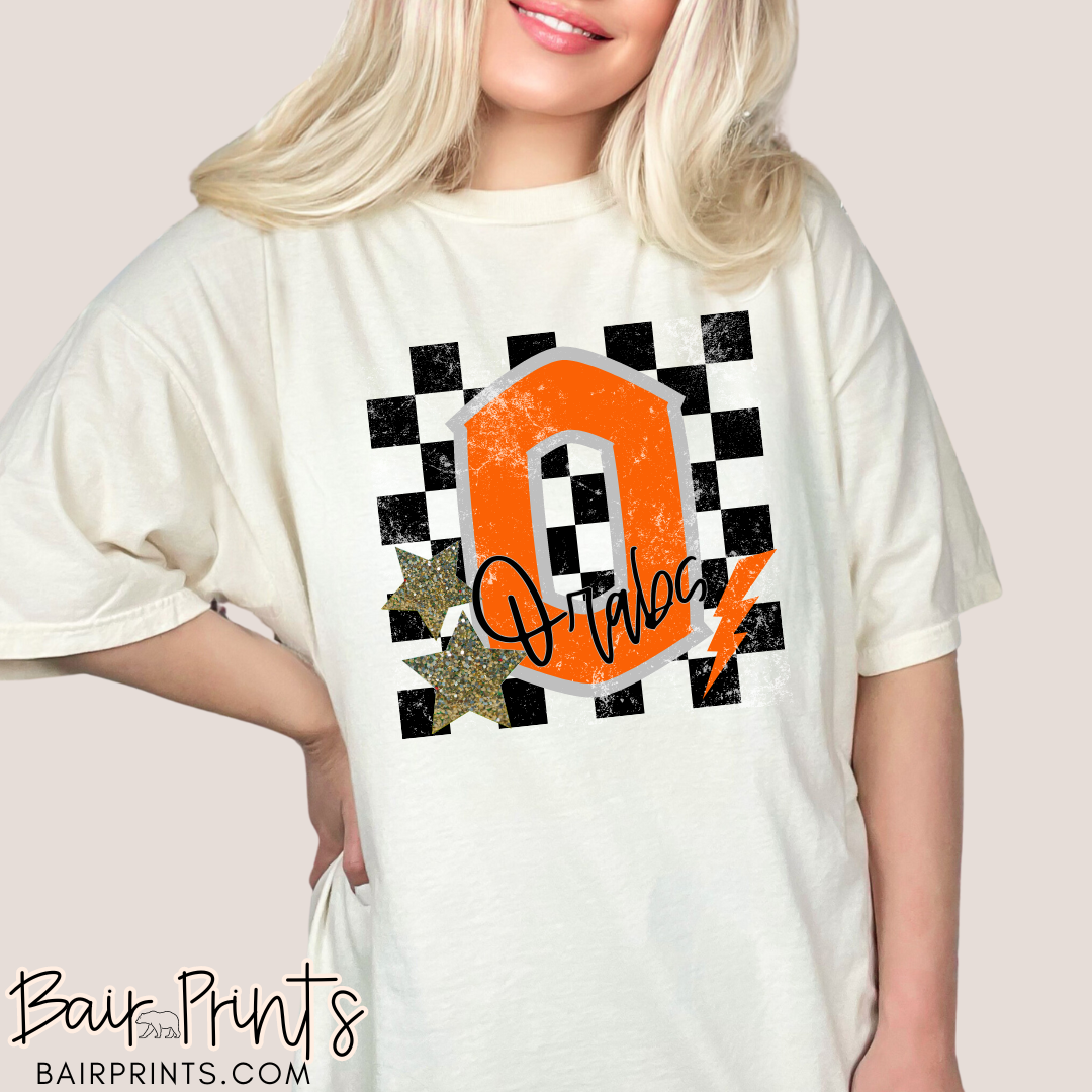 Orabs Grunge Check Spirit Tee