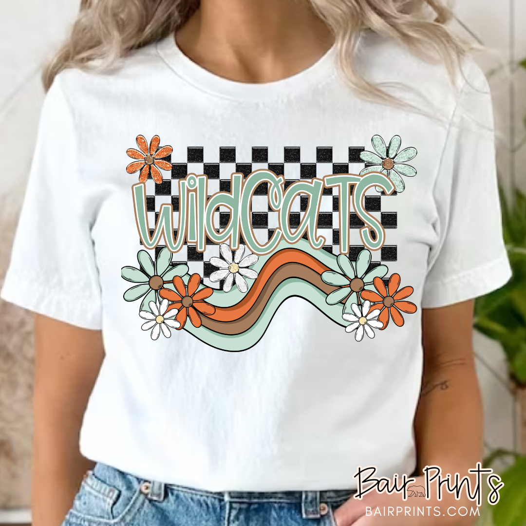 Wildcats Boho Wave T-Shirt