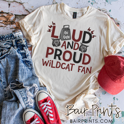 Loud and Proud Wildcat Fan T-Shirt