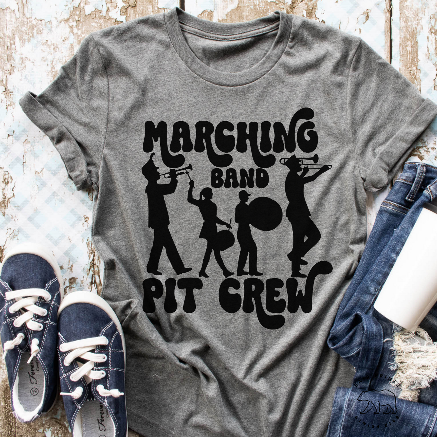 Marching Band Pit Crew Tshirt
