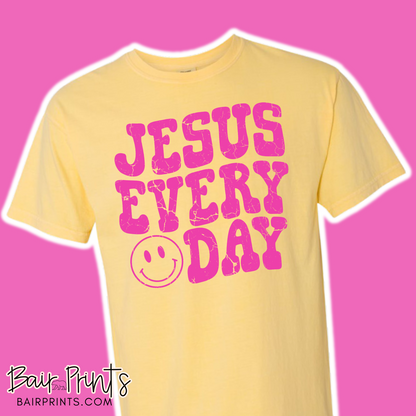 Jesus Everyday Sublimation Printed T-Shirt