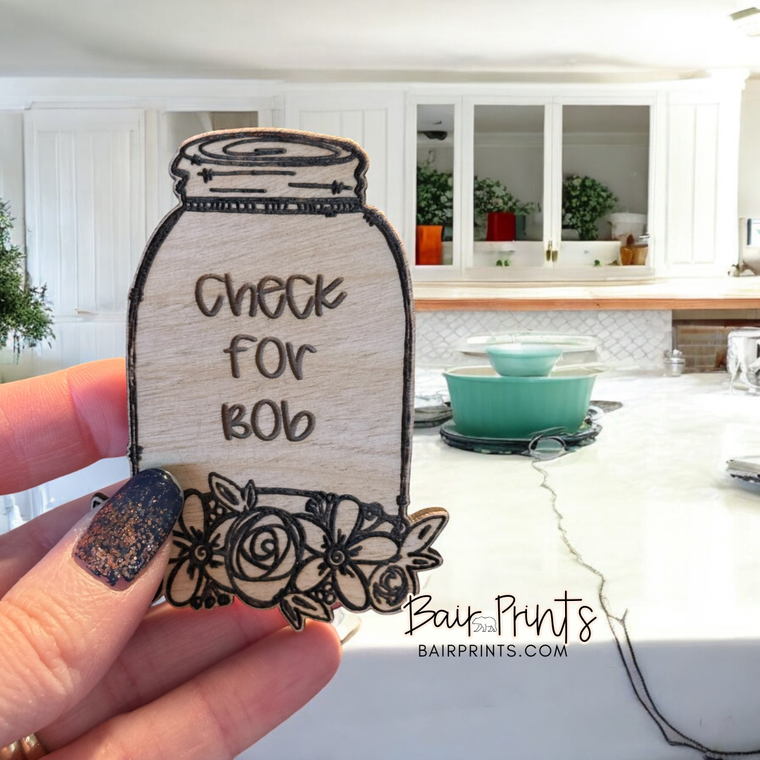 Personalized Sourdough Starter Magnet