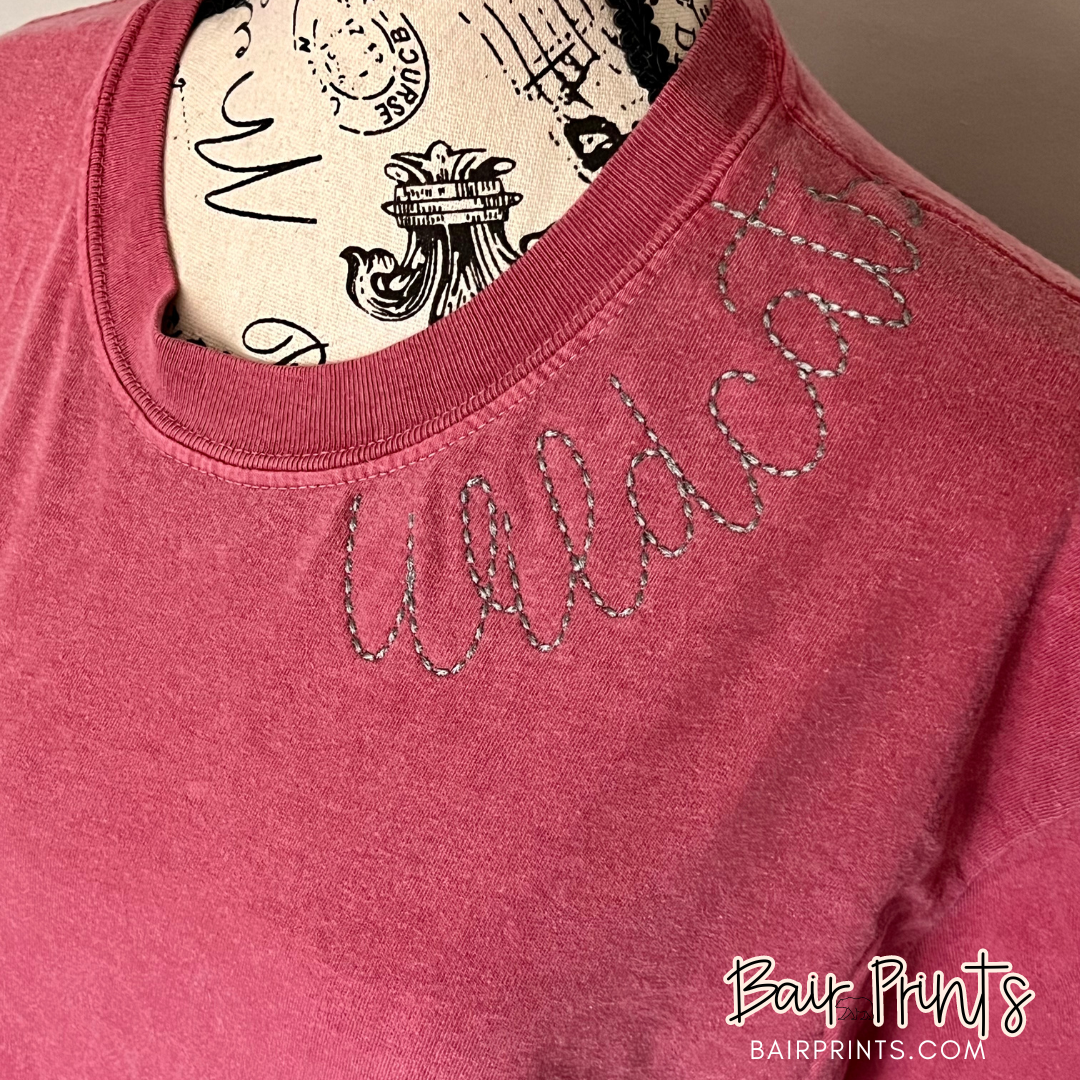 Wildcats Embroidered Neckline Shirt