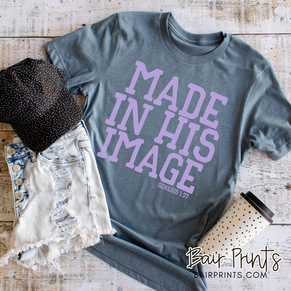 Made in his Image Screen Printed T-Shirt