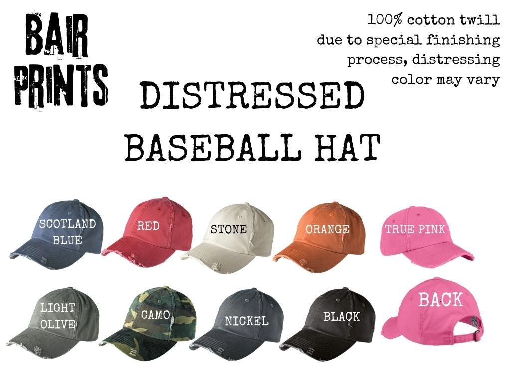 USA Distressed Baseball Hat