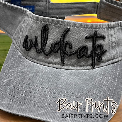 3D Wildcats Visor