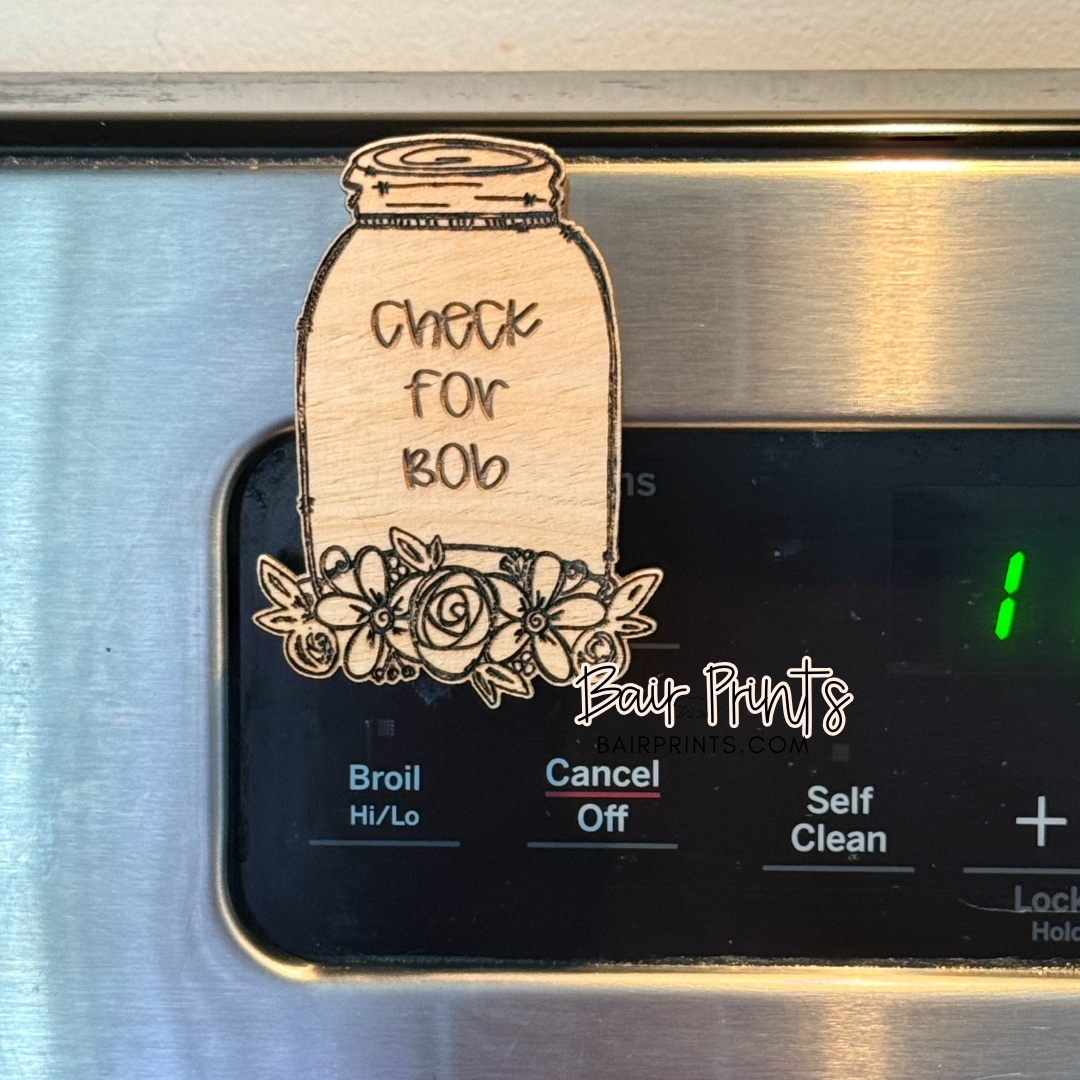 Personalized Sourdough Starter Magnet