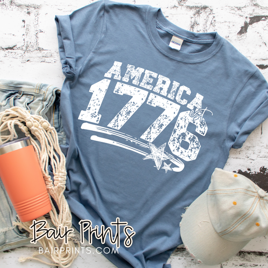 America 1776 Screen Printed T-Shirt