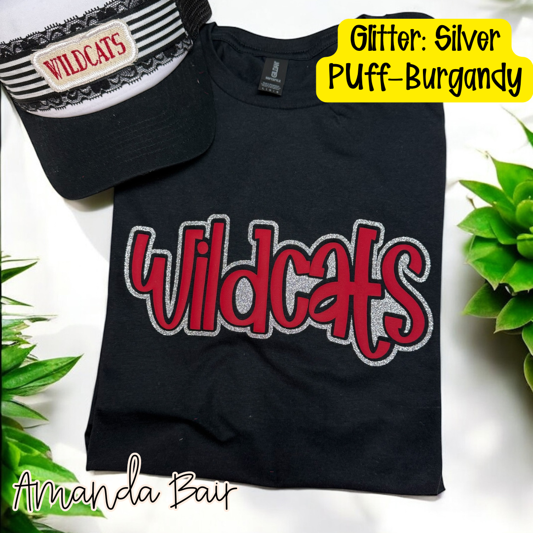 Glitter and Puff Mascot Shirt