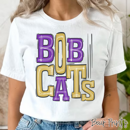 Bobcats Sporty Mascot Shirt