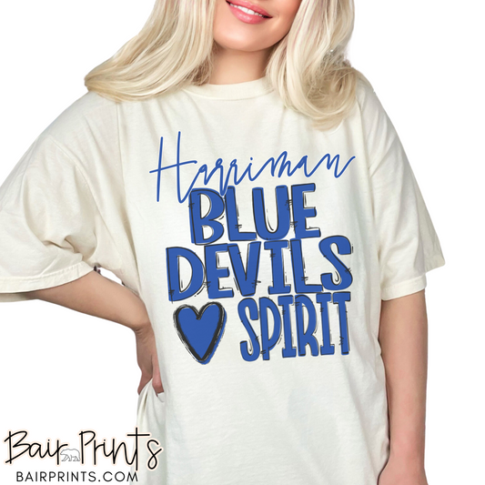 Harriman Blue Devils Spirit Tee