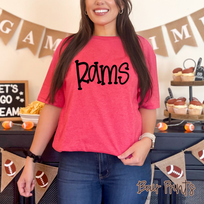 Rams Funky Serif T-Shirt