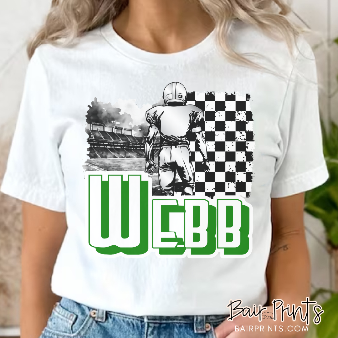 Webb Stadium Football T-Shirt